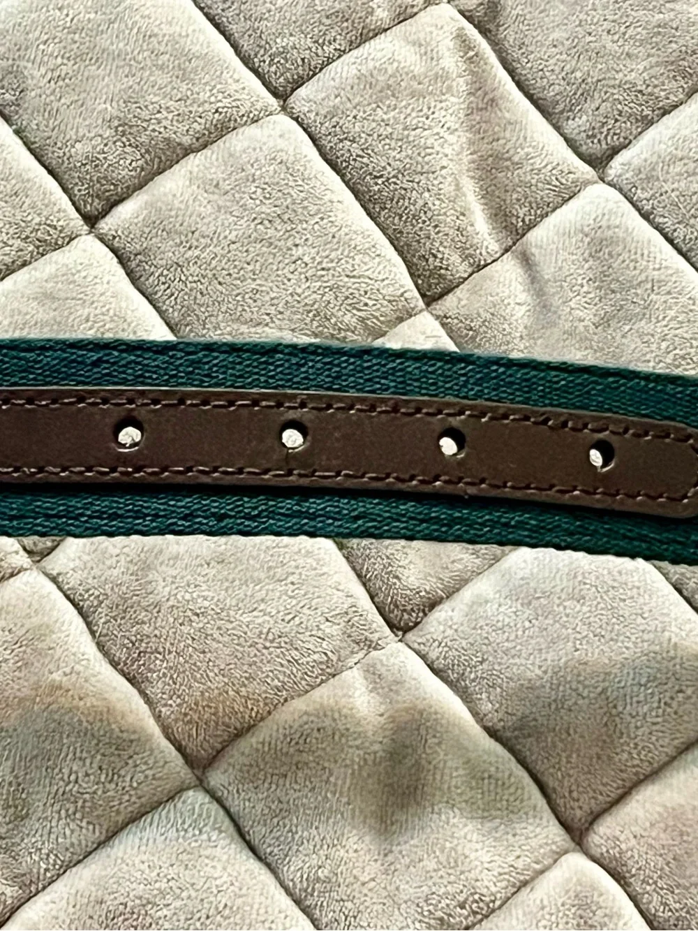 Jack Mason Green Bay Packers Reversible Belt, Size 38 Leather Stitching